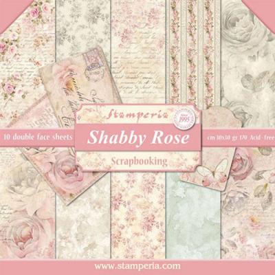 Stamperia Paper Pad - Shabby Rose